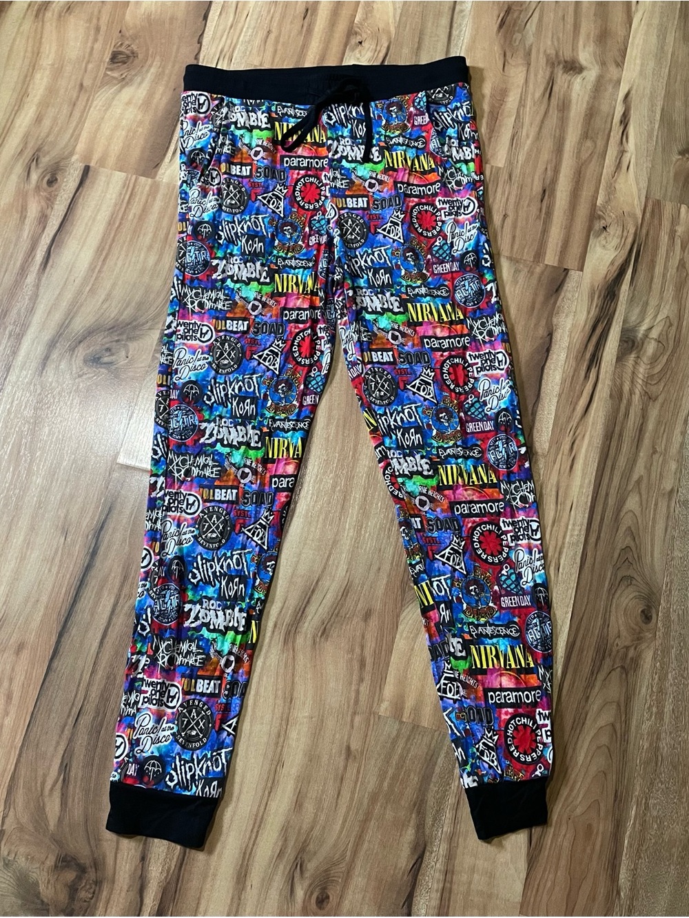 Rad Little Rebels The Final Mosh Bamboo Joggers Rock Band Nirvana Korn Pants XL